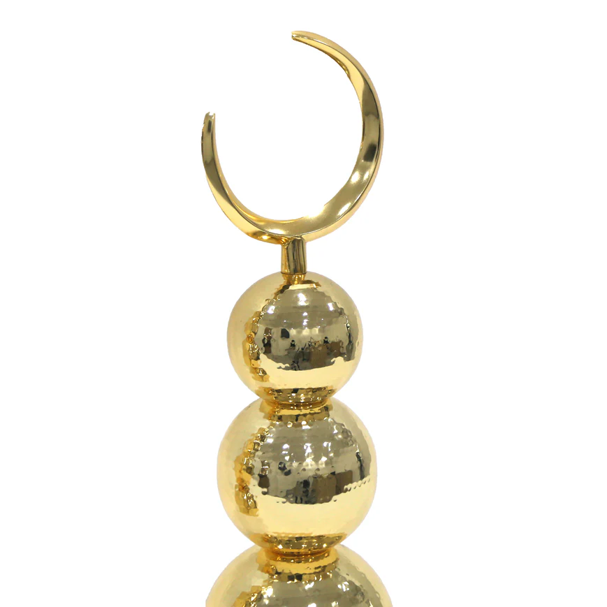 Gold Decorative Moon 46Cm