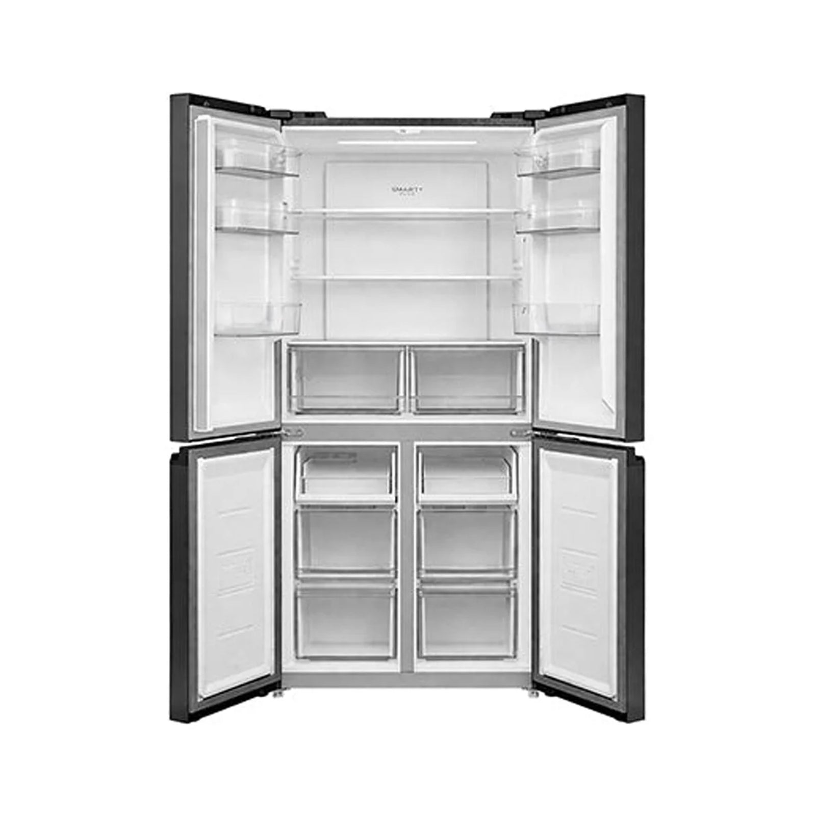 MIDEA 22 Cft Refrigerator 4 Doors Black