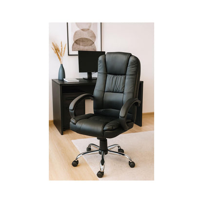 Meina Black Office Chair, Refined Elegance CHN