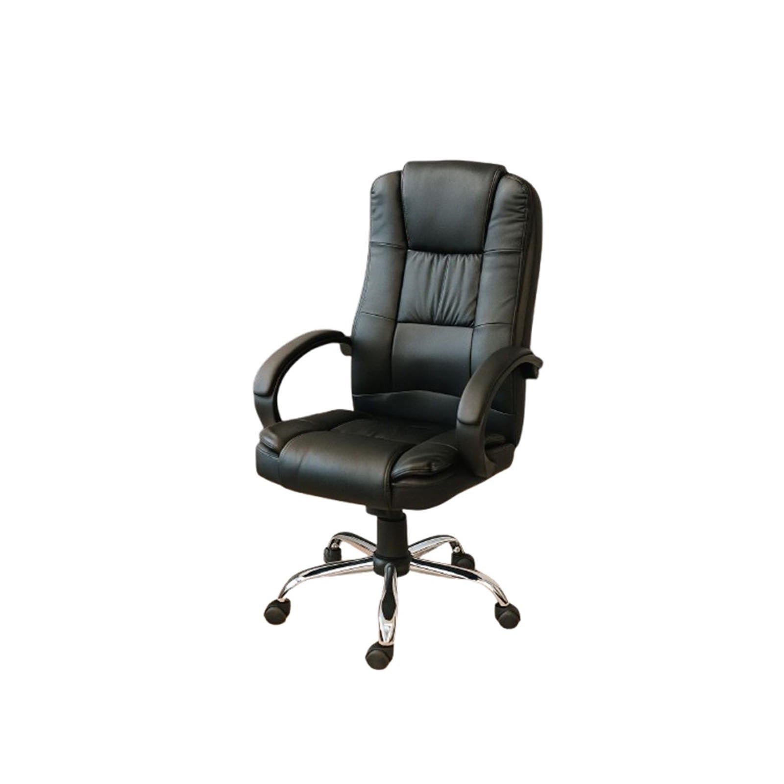 Meina Black Office Chair, Refined Elegance