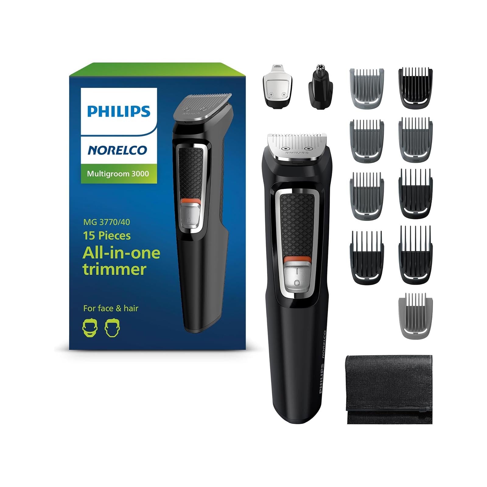 Norelco Philips Multigroom 15-Piece Men's Grooming Kit