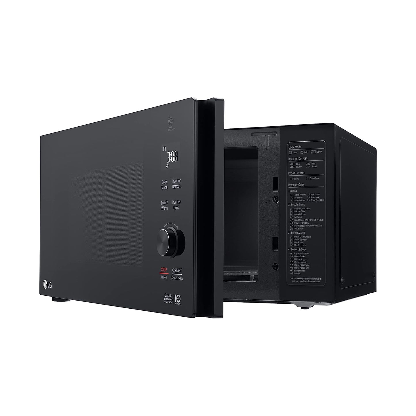 Lg , Microwave Oven 42L, Smart Inverter,Black Color