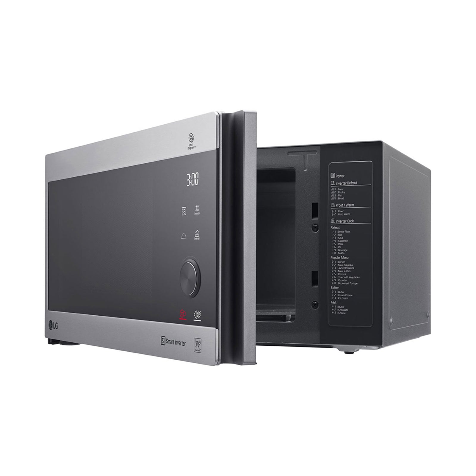 Microwave Silver 42 Liters Inverter Touch Controls