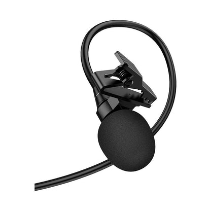 HOCO L14 TYPE-C LAVALIER MICROPHONE BLACK