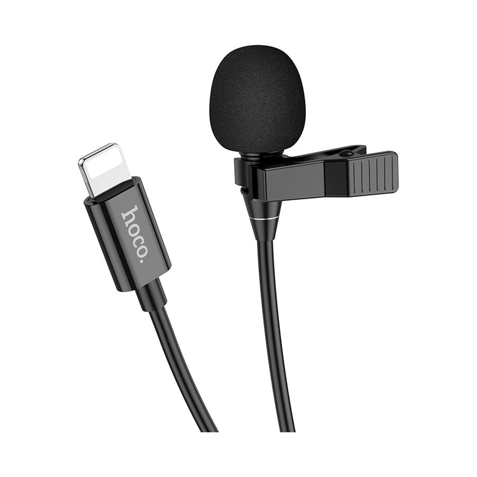 HOCO L14 IPHONE LAVALIER MICROPHONE BLACK