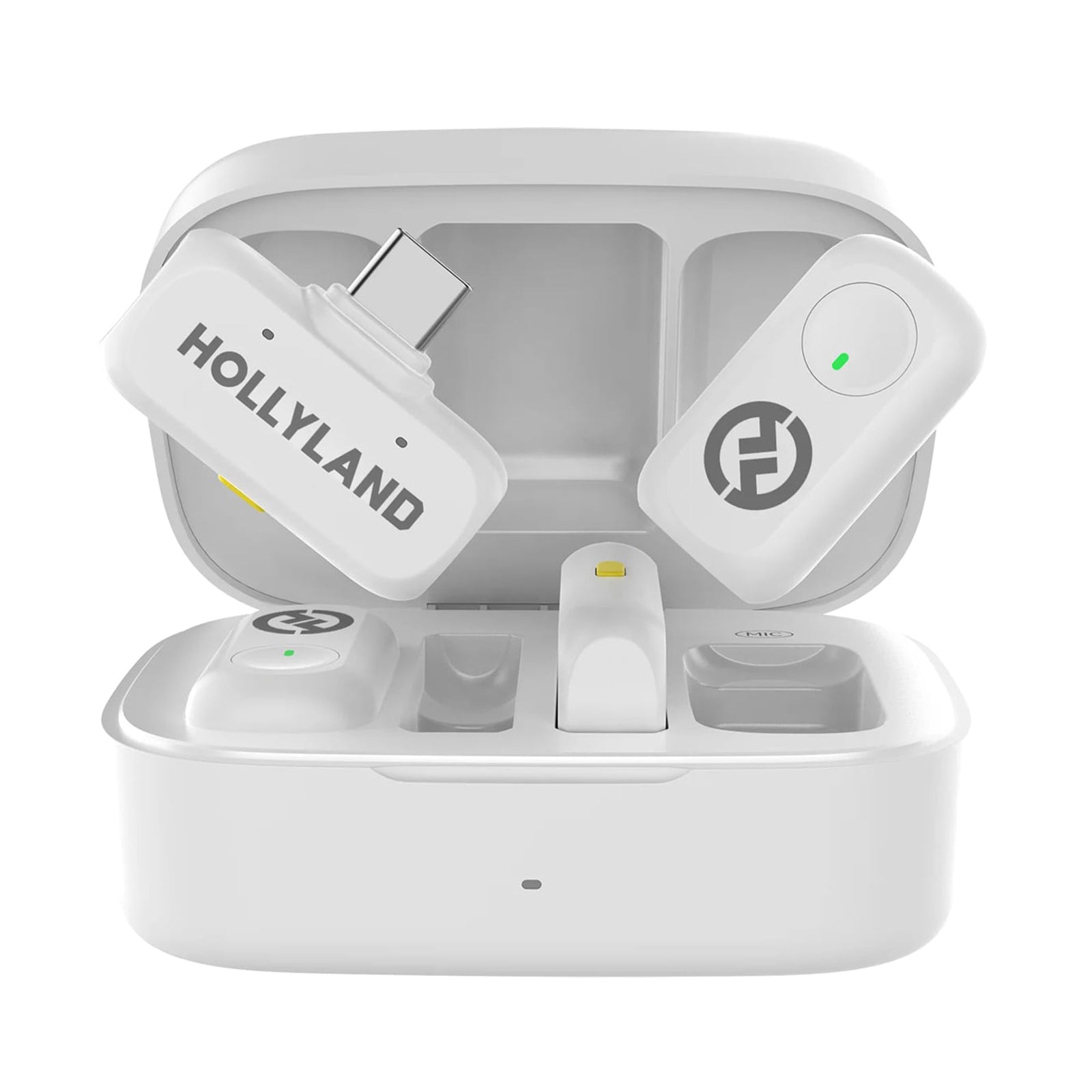 HOLLYLAND Lark A1 Wireless Mini Microphone Combo - White