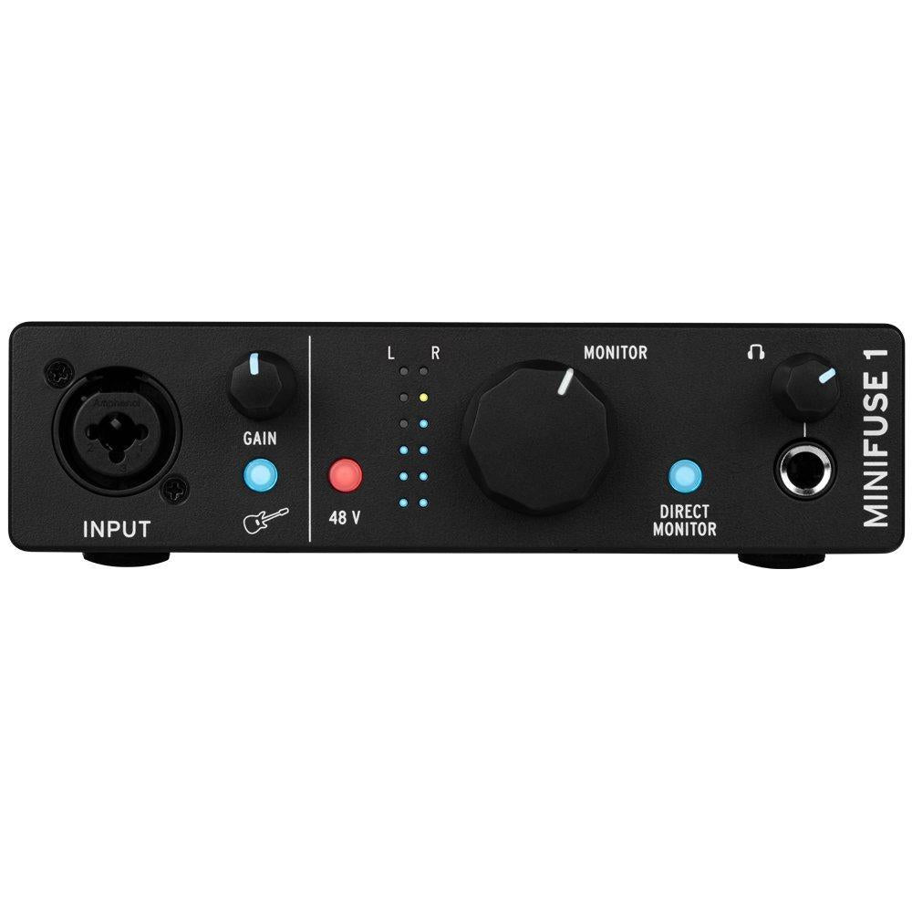 Arturia MiniFuse 1 Audio Interface, Black ARTURIA