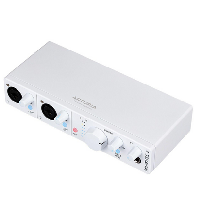 Arturia MiniFuse 2 Audio Interface, White ARTURIA