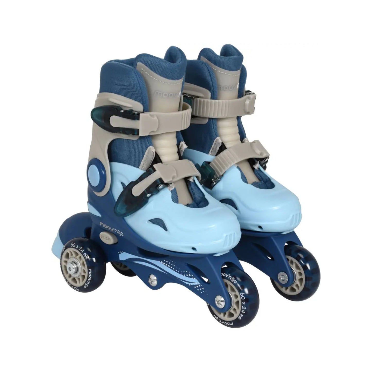 Evolutive 3 Wheel Roller Skate (Blue) Cap Loisirs