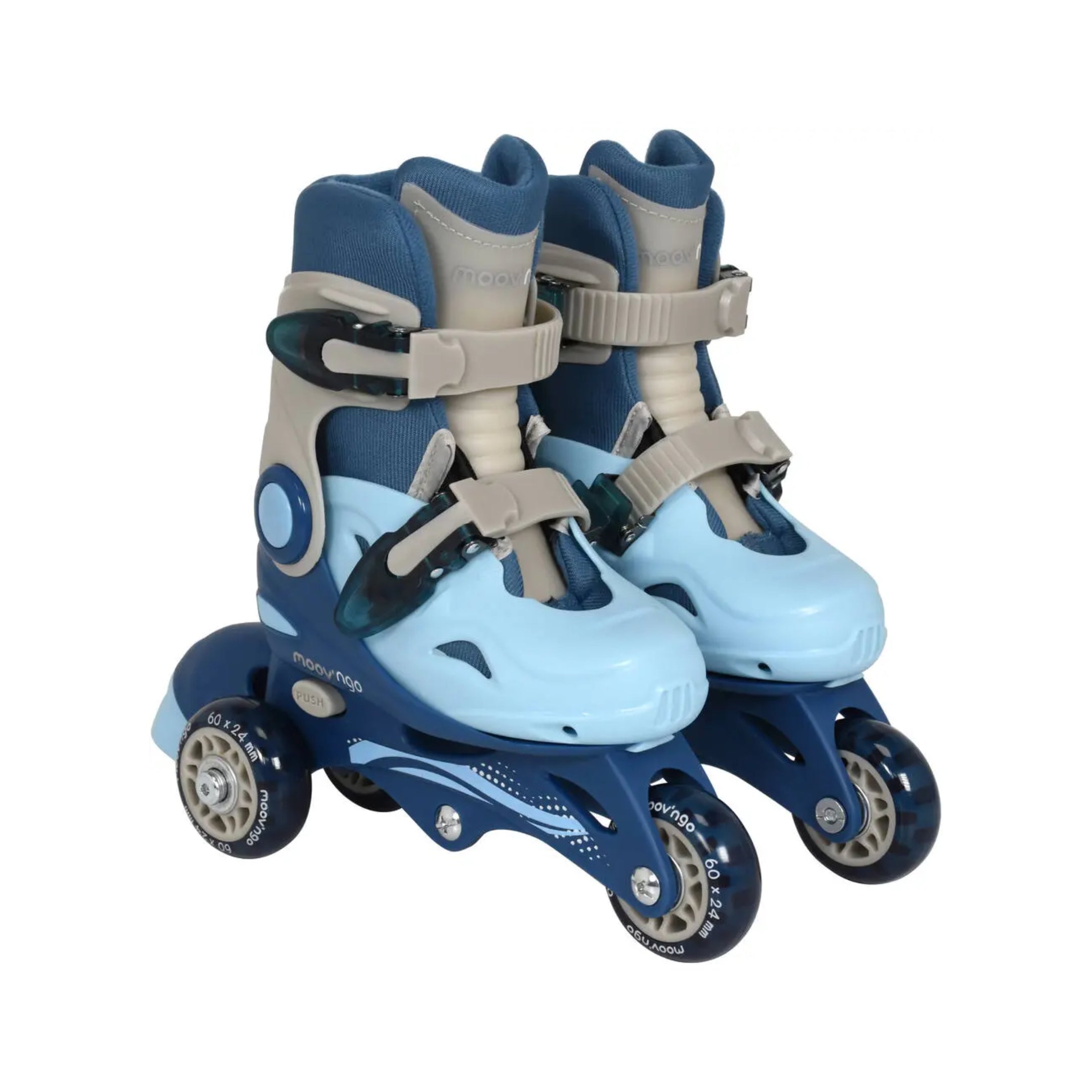 Evolutive 3 Wheel Roller Skate (Blue) Cap Loisirs