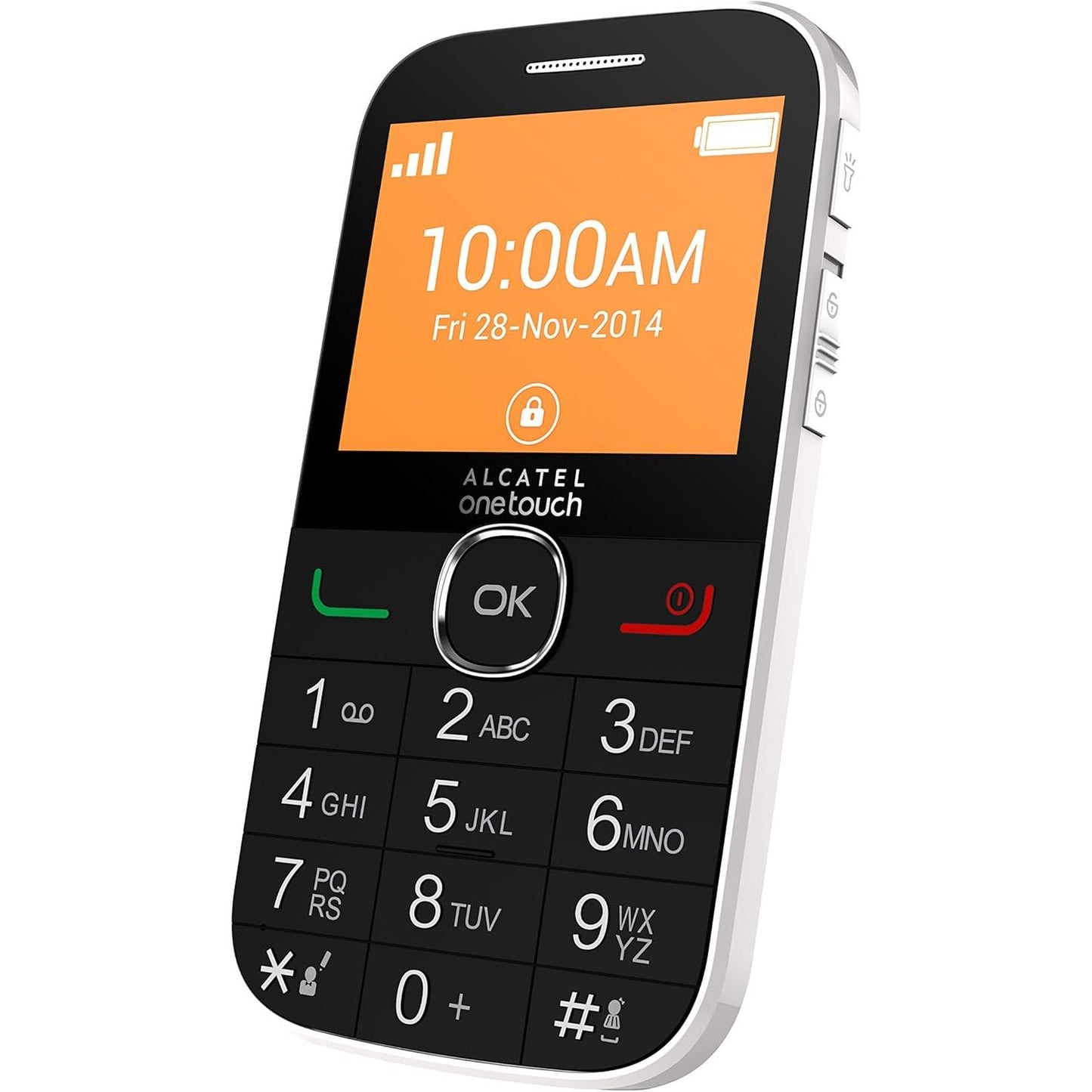 ALCATEL 2004 C BLACK (BIG BUTTONS-EMERGENCY CALL)