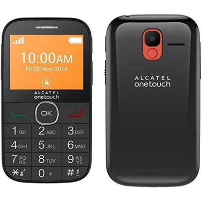 ALCATEL 2004 C BLACK (BIG BUTTONS-EMERGENCY CALL)