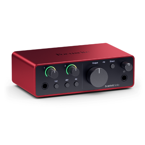 Focusrite Scarlett Solo Studio 4th Gen Recording Bundle FOCUSRITE