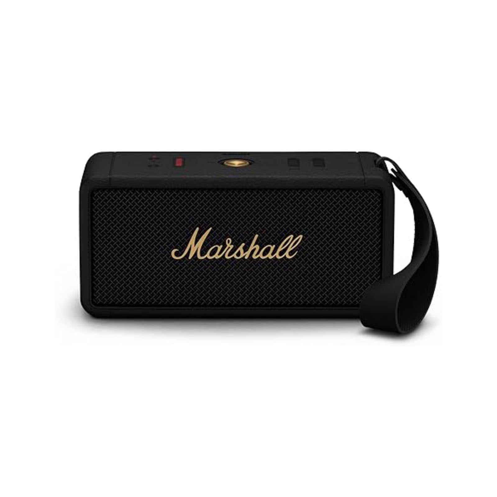 Middleton Ii Portable Speaker Black And Brass