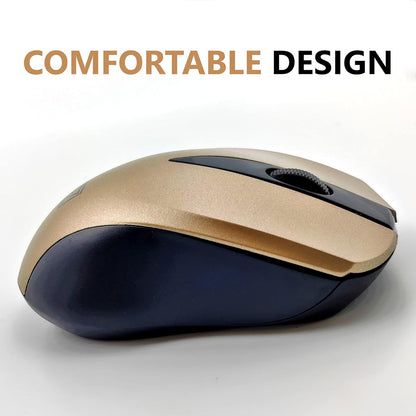 HEATZ WIRELESS MOUSE - GOLD