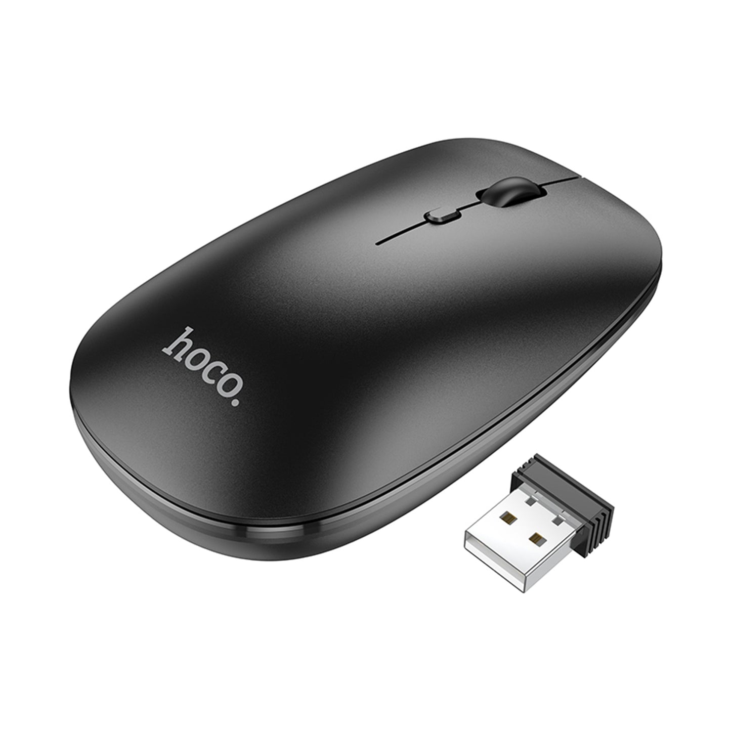 HOCO ART DUAL-MODE BUSINESS WIRELESS MOUSE - BLACK