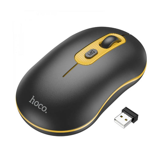 HOCO PLATINUM 2.4GB BUSINESS WIRELESS MOUSE BLACK YELLOW