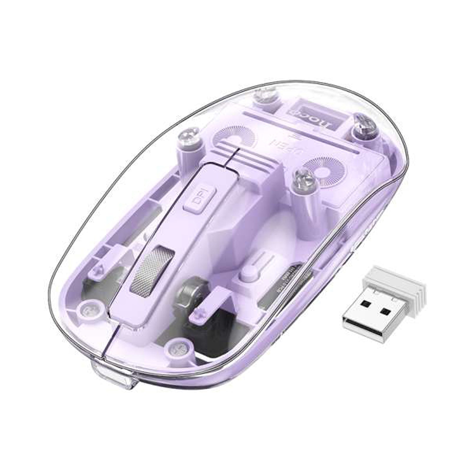 HOCO GM29 WIRELESS MOUSE - Romantic Purple