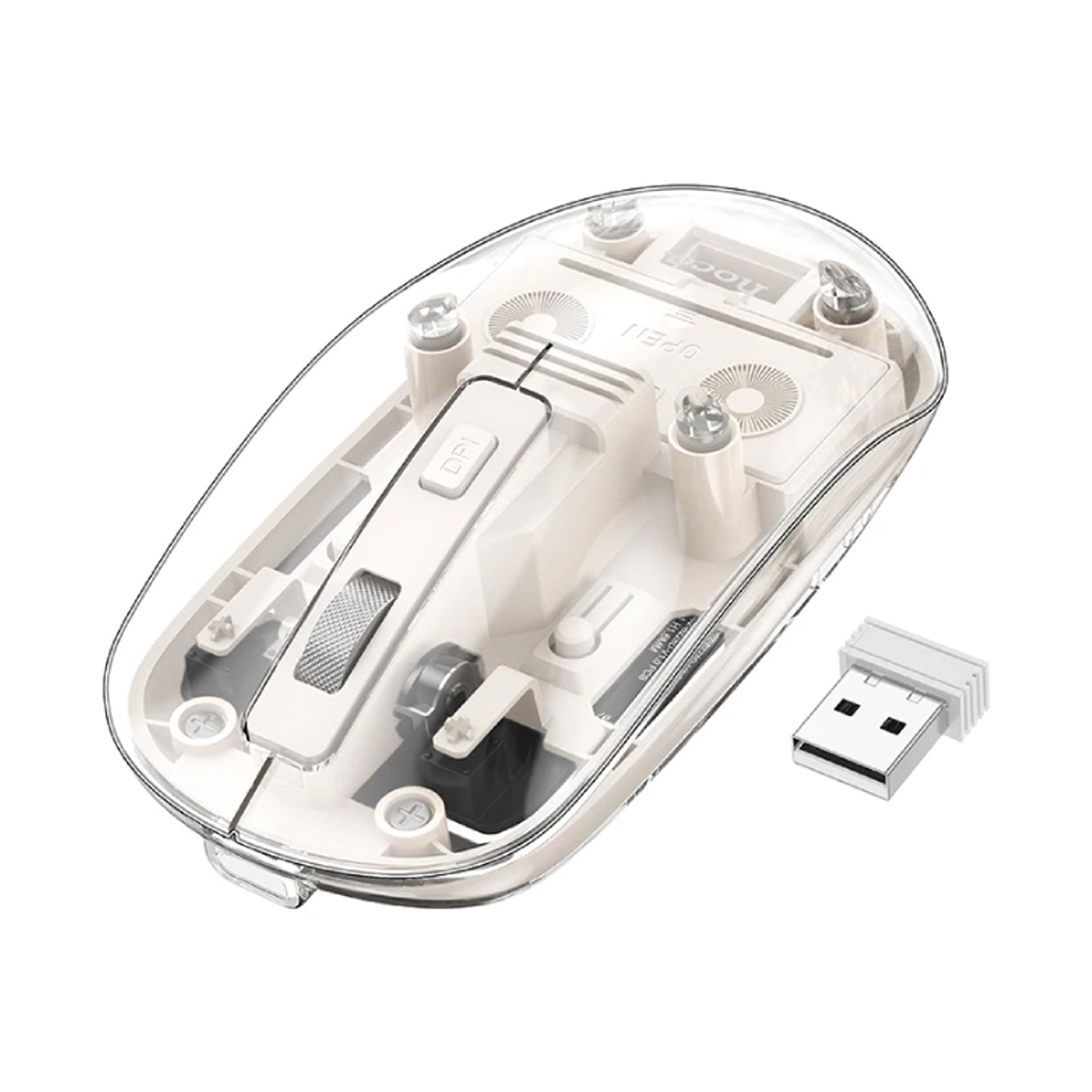 HOCO GM29 WIRELESS MOUSE - Space White