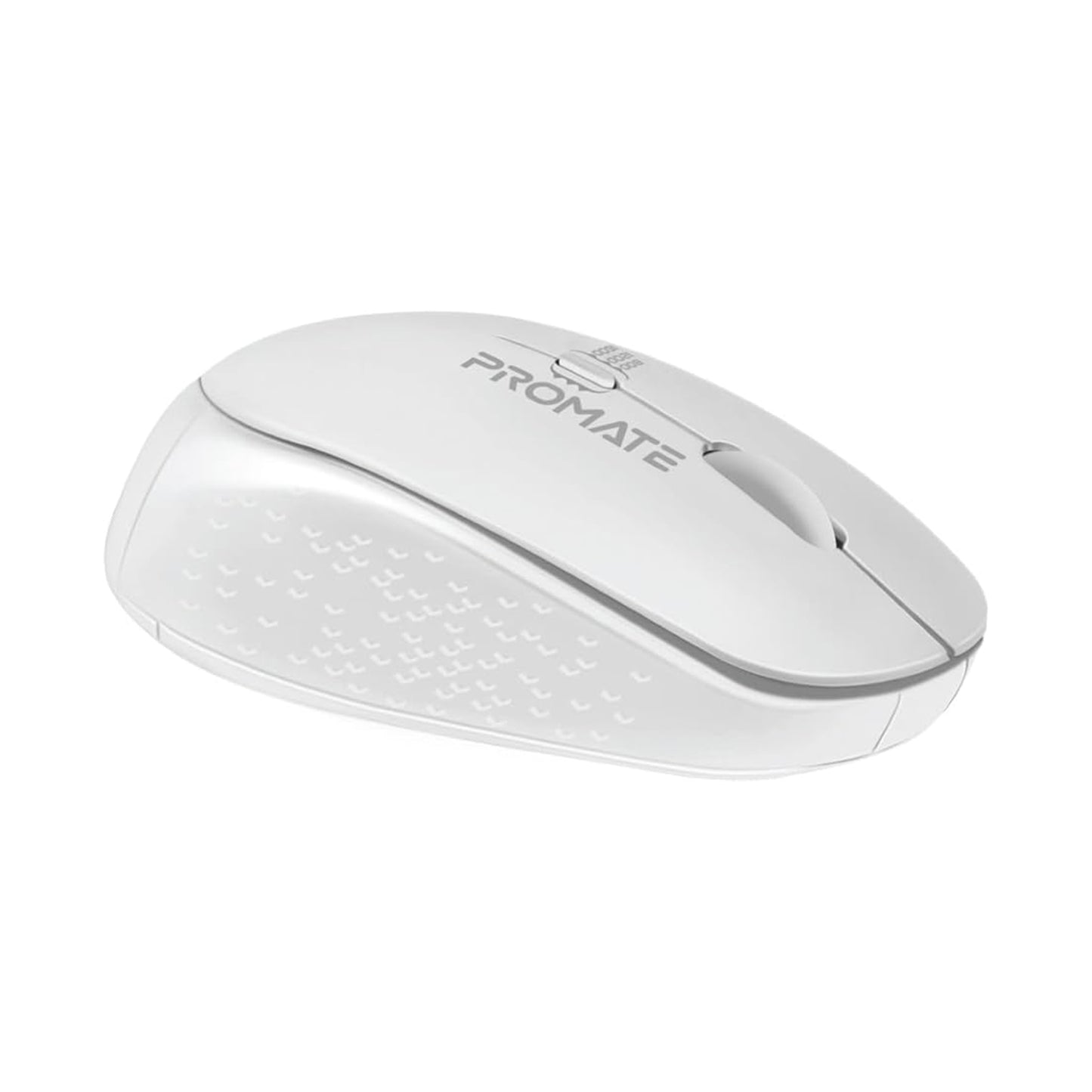 PROMATE Ergonomic Wireless Mouse - White