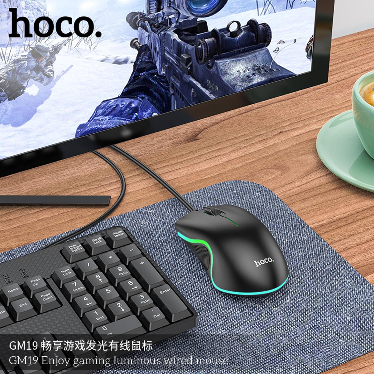 HOCO GAMING LUMINOUS WIRED MOUSE