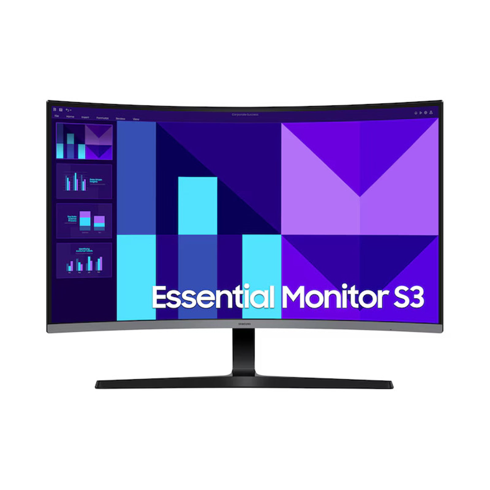 SAMSUNG LED 32" Curved 100Hz Monitor - Including HDMI Cable