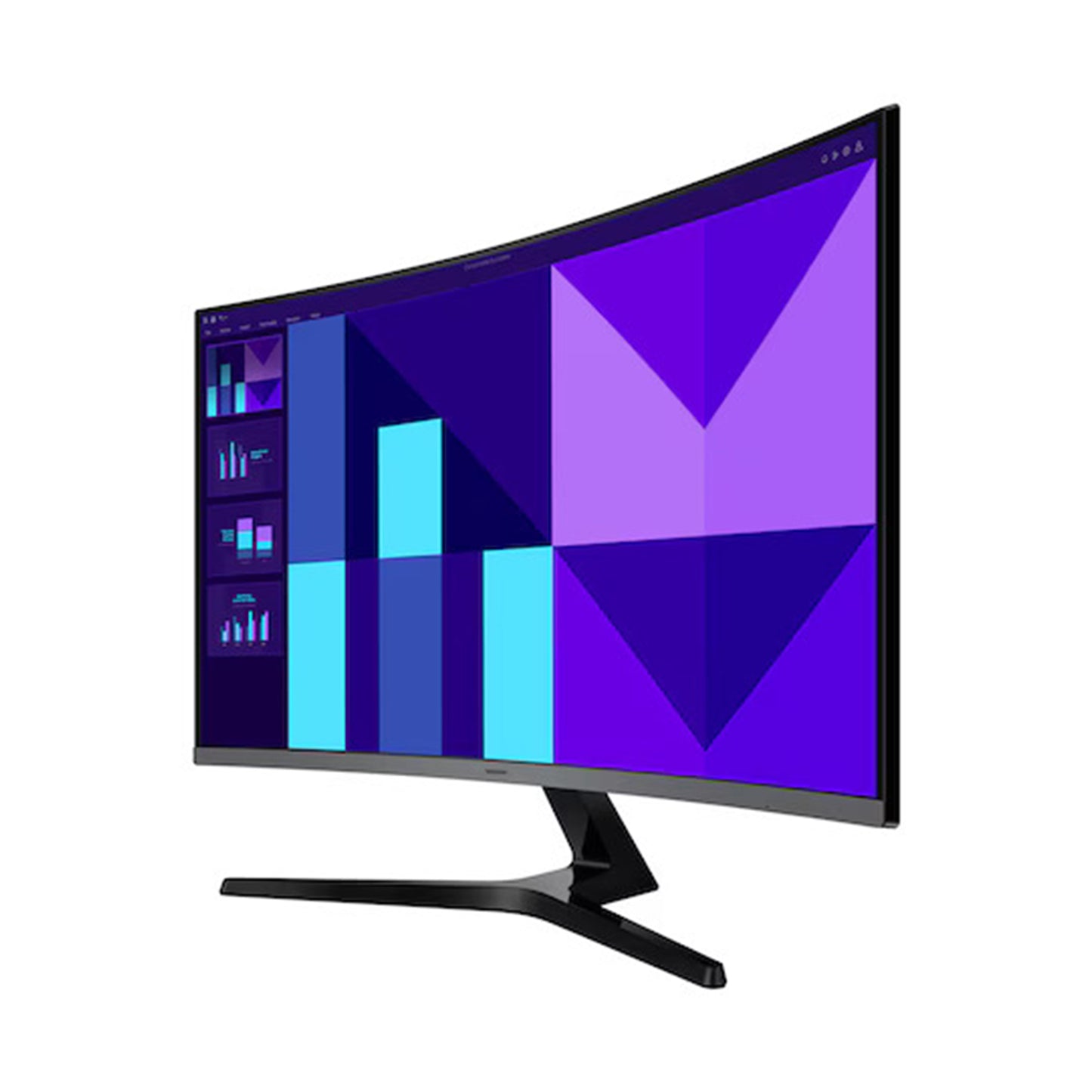 SAMSUNG LED 32" Curved 100Hz Monitor - Including HDMI Cable
