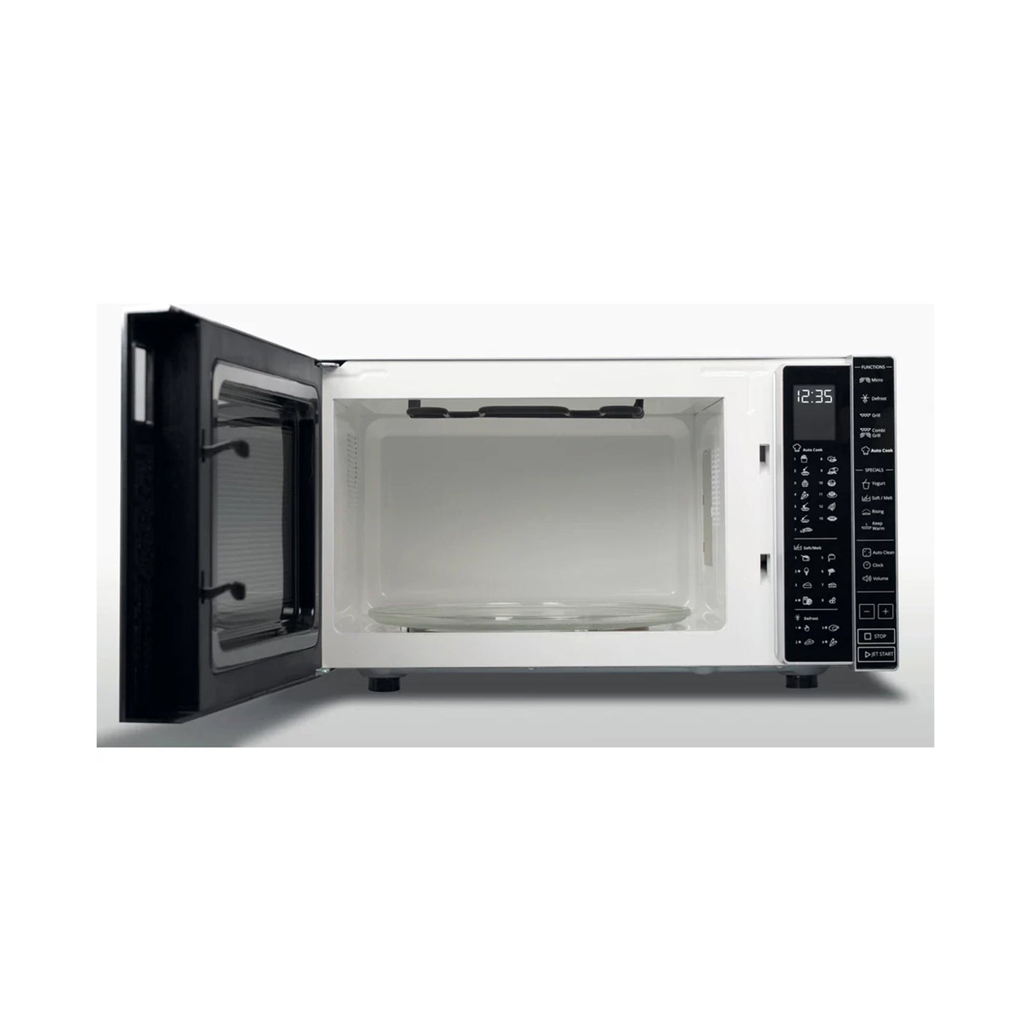 Whirlpool free-standing microwave: silver color