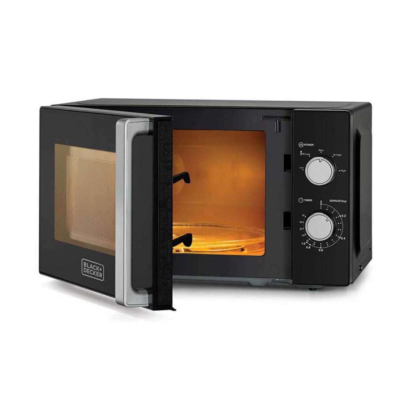 Black & Decker Microwave 20L 700W,Black