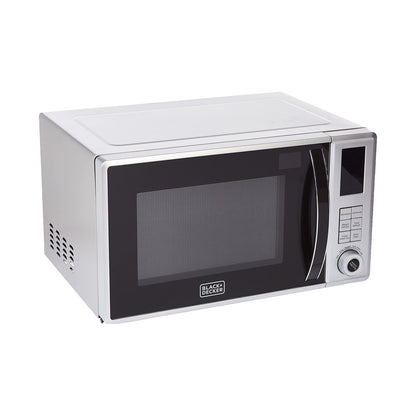 Black & Decker Microwave 23L 800W With Grill,Silver