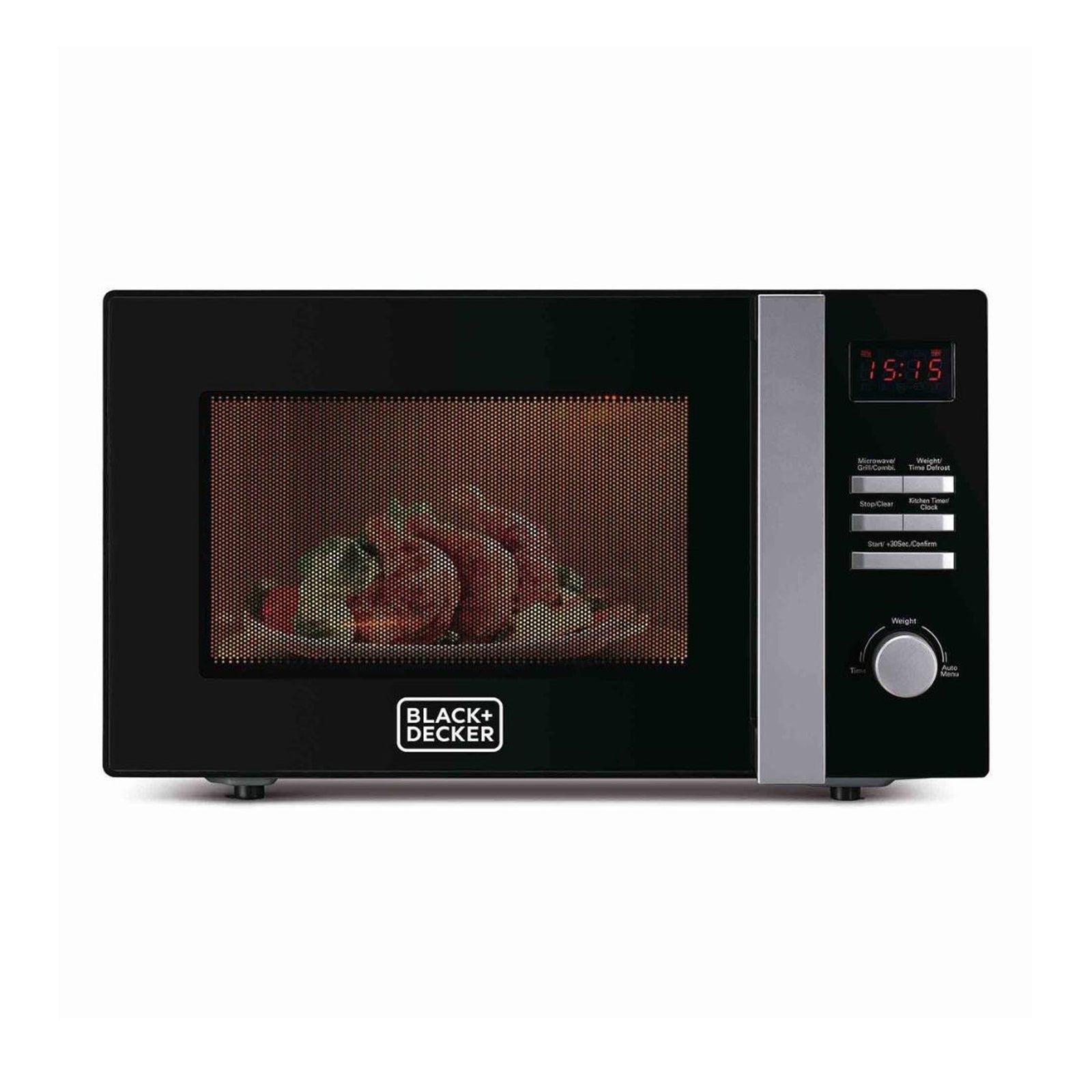 Black & Decker Microwave 28L 900W,With Grill,Black