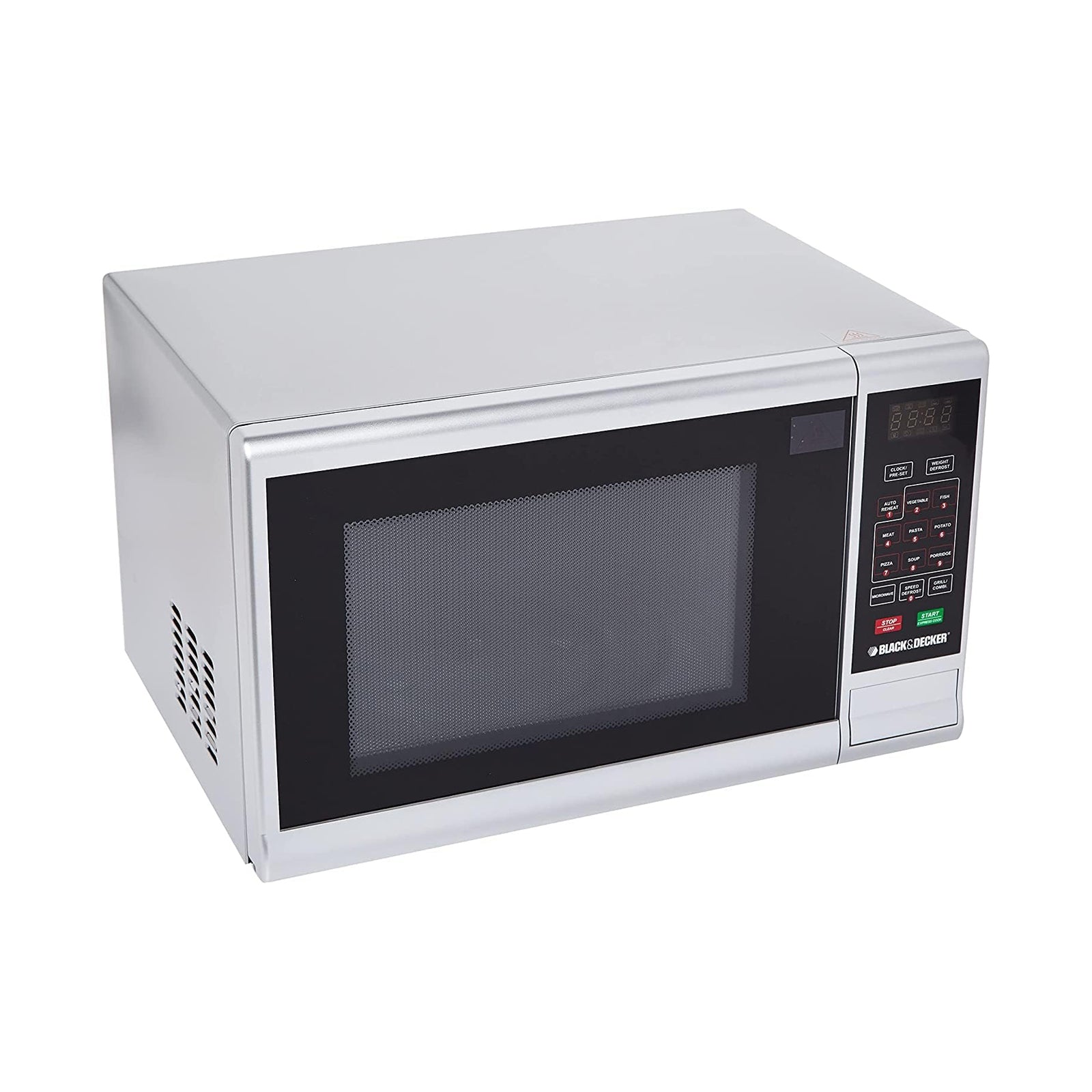 Black & Decker Microwave 30L 1000W,With Grill,Silver