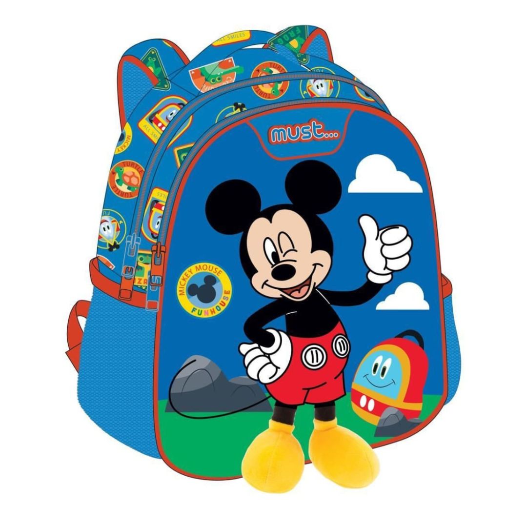 Must Disney Mickey Mouse  Backpack 12.5'