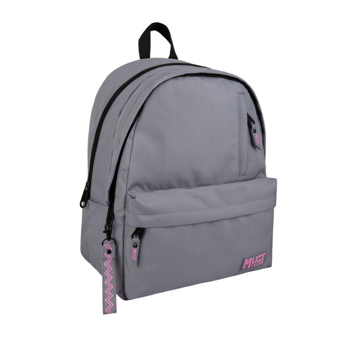 Must Team Light Grey w/ Pink 17'