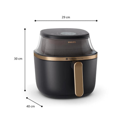 Philips 3000 Series Airfryer 4.2L RapidAir Plus Black PHILIPS
