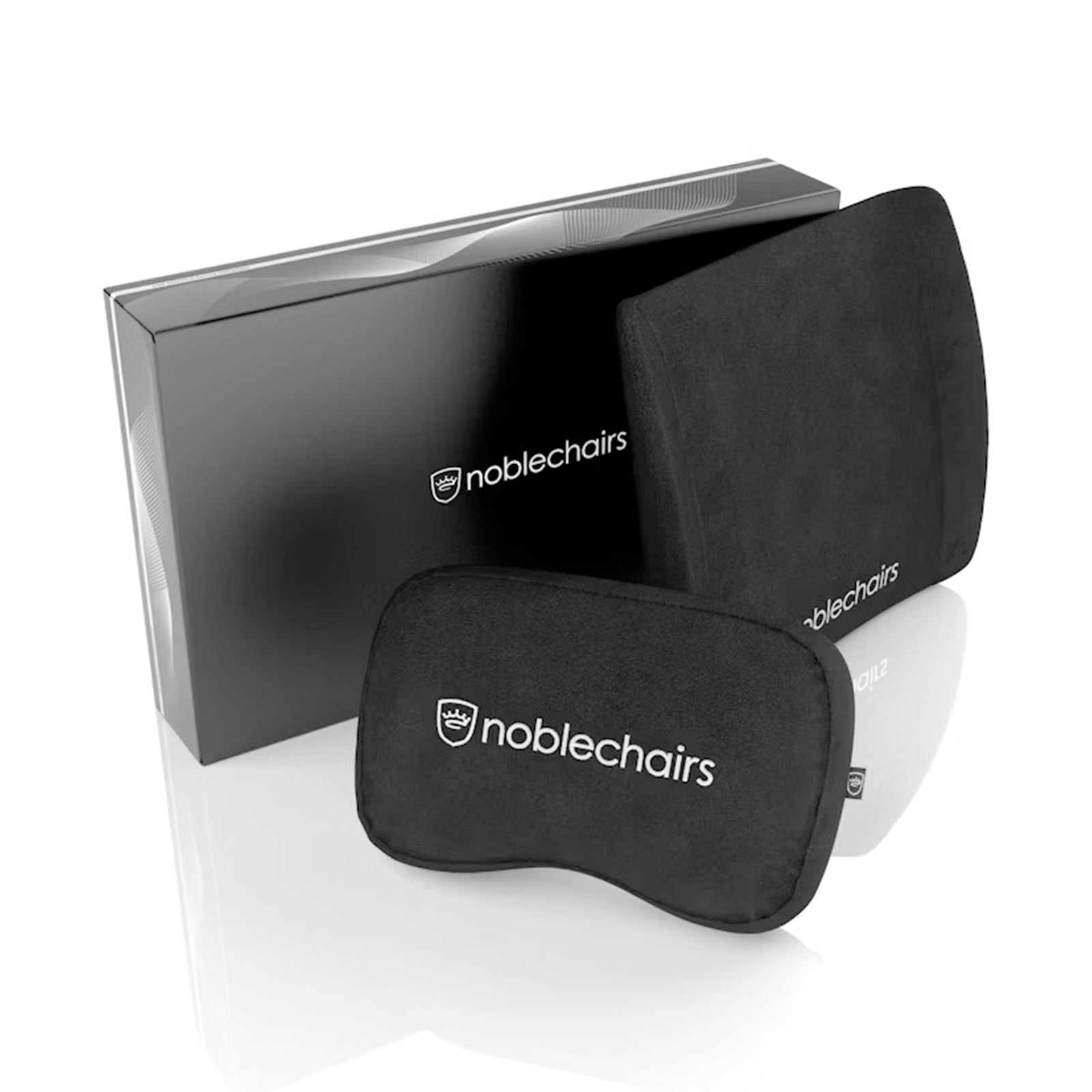 Noblechairs Memory Foam Pillow Set - Black Noblechairs