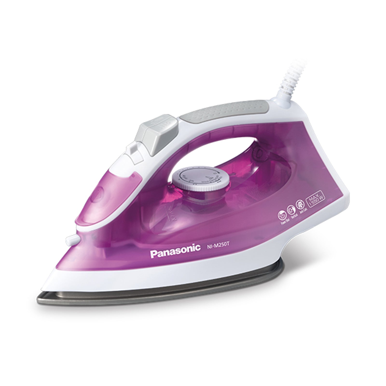 Panasonic Titanium Coated Sole Plate Steam Iron 1550W