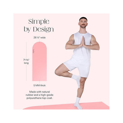 Bala - The Play Yoga Mat - 5mm -  Blush