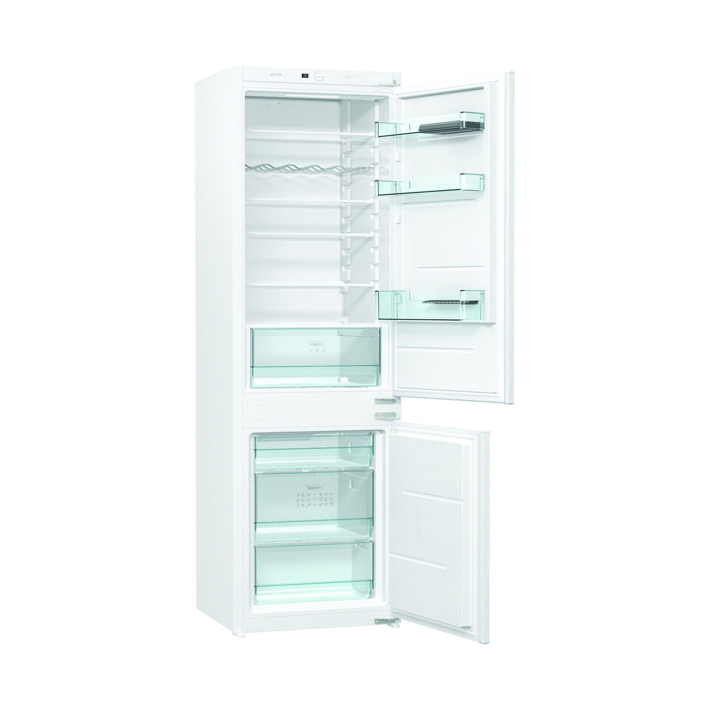 GORENJE Refrigerator,Reversible Door,Bottom Freezer-White