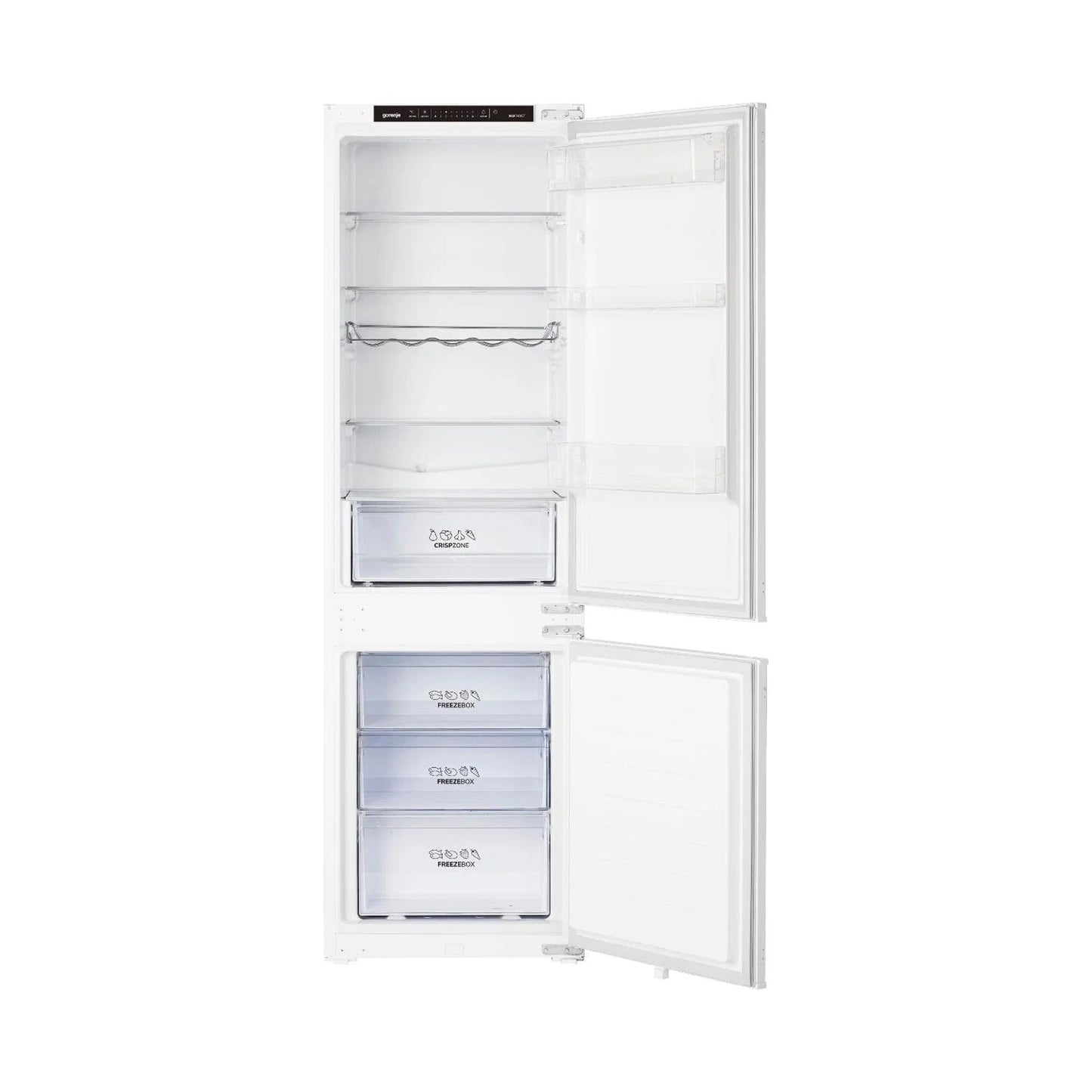 GORENJE Refrigerator,Reversible Door,Bottom Freezer-White