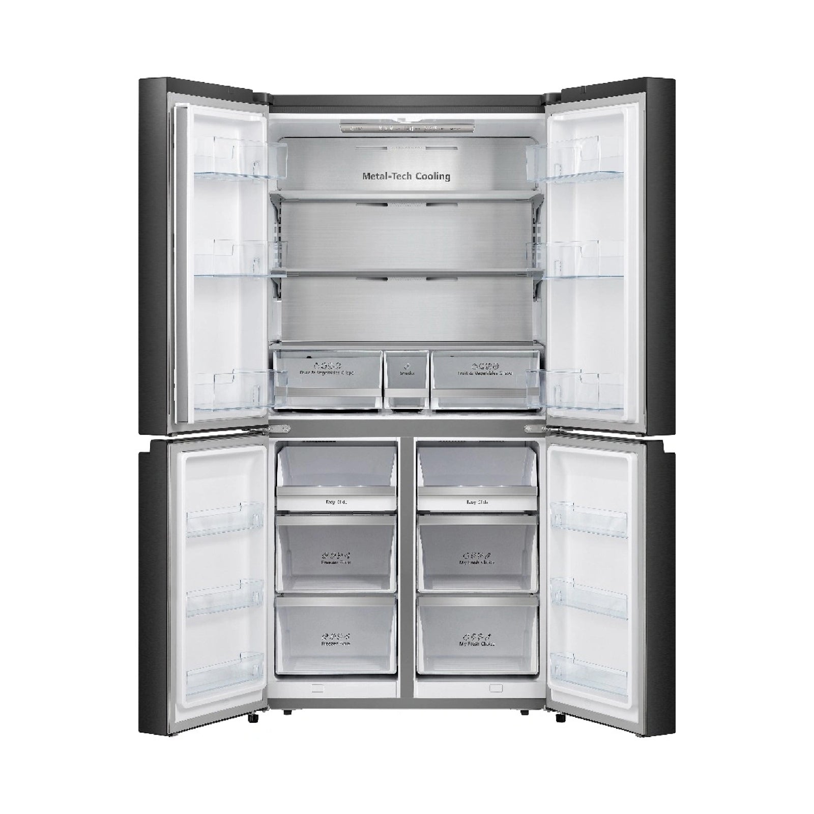 GORENJE 26CF Refrigerator 4 Doors Premium Black