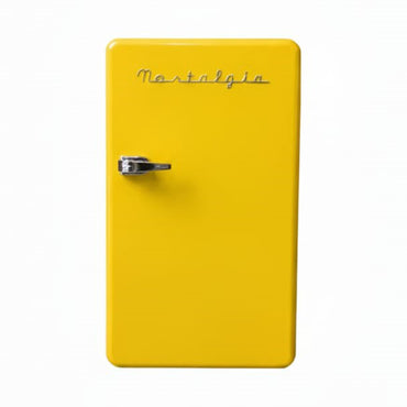 Nostalgia 5CFT Retro Refrigerator 1 Door 90 Litres Yellow