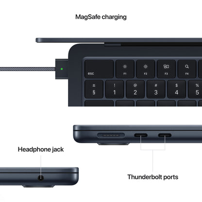 MACBOOK AIR- 13.3" M2- 8-CORE- 8GB- 512GB SSD- MIDNIGHT