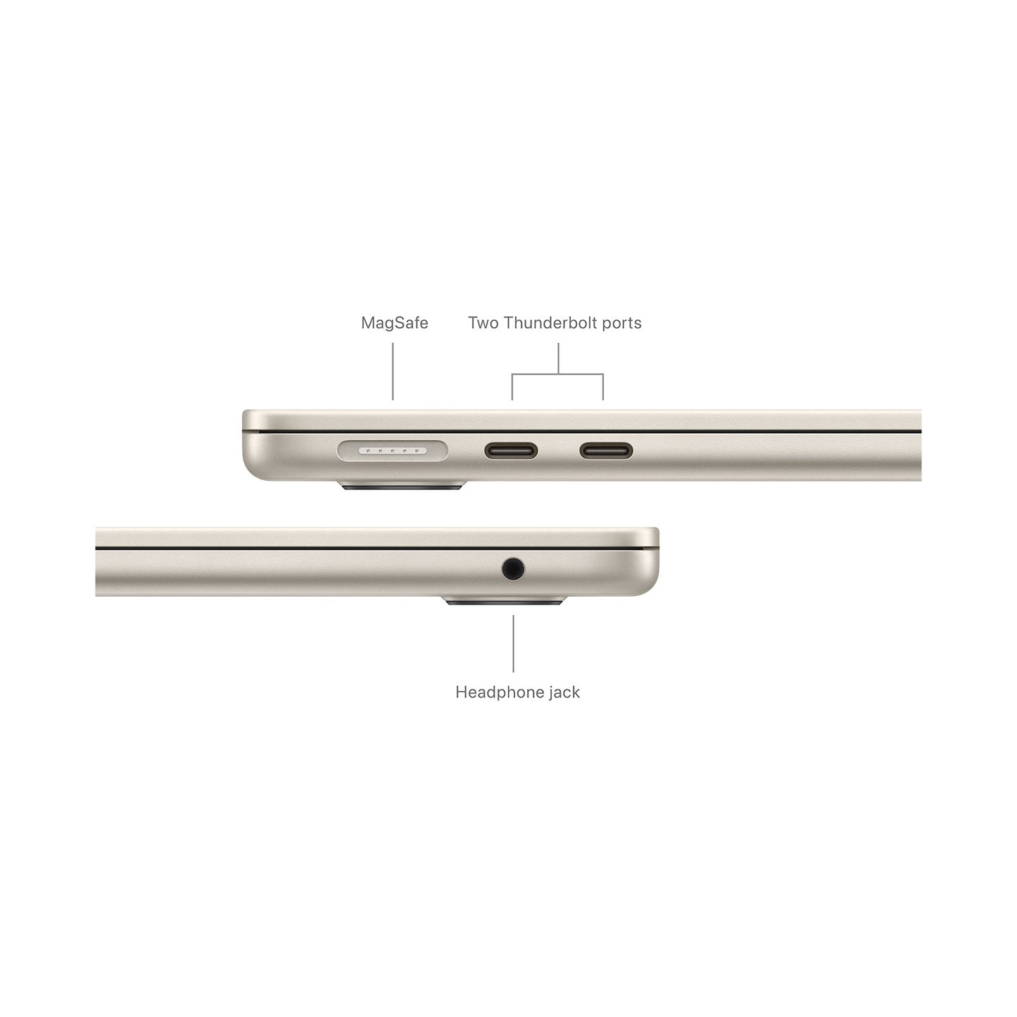 MacBook Air- 15.3" M4- 16GB- 256GB SSD - Starlight