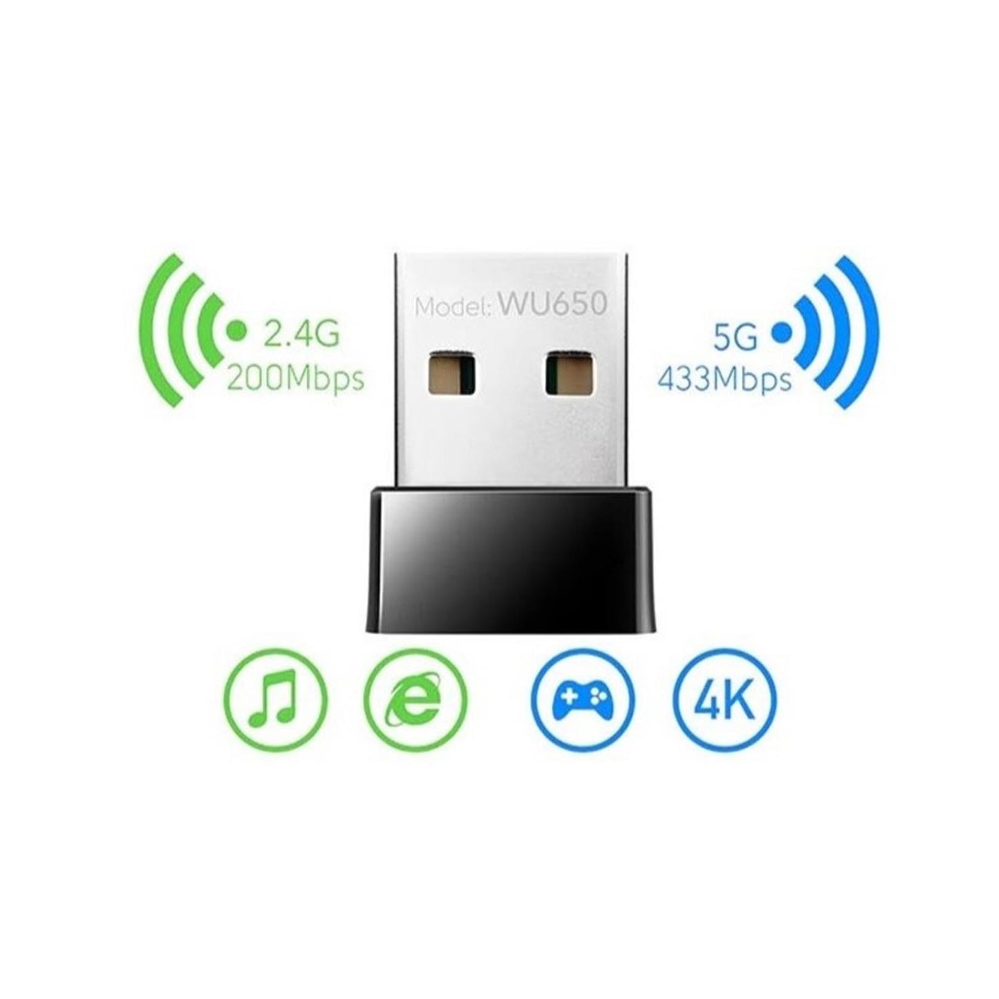 CUDY Wireless Dual Band USB Adapter CUDY