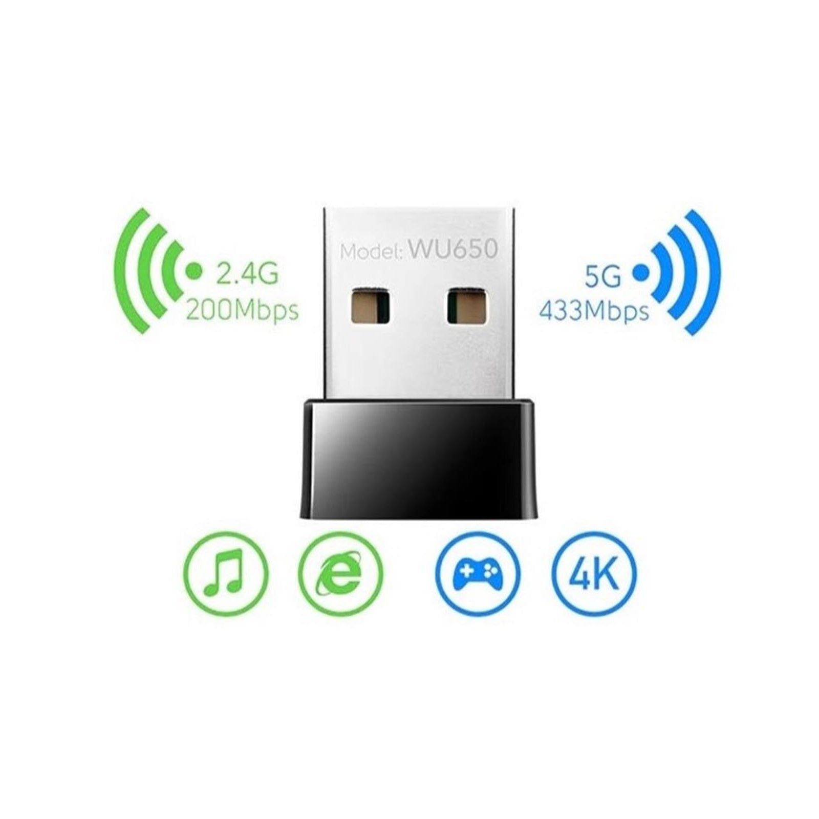 CUDY Wireless Dual Band USB Adapter