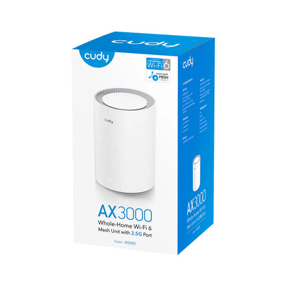 CUDY AX3000 2.5G Dual Band Wi-Fi 6 Mesh System