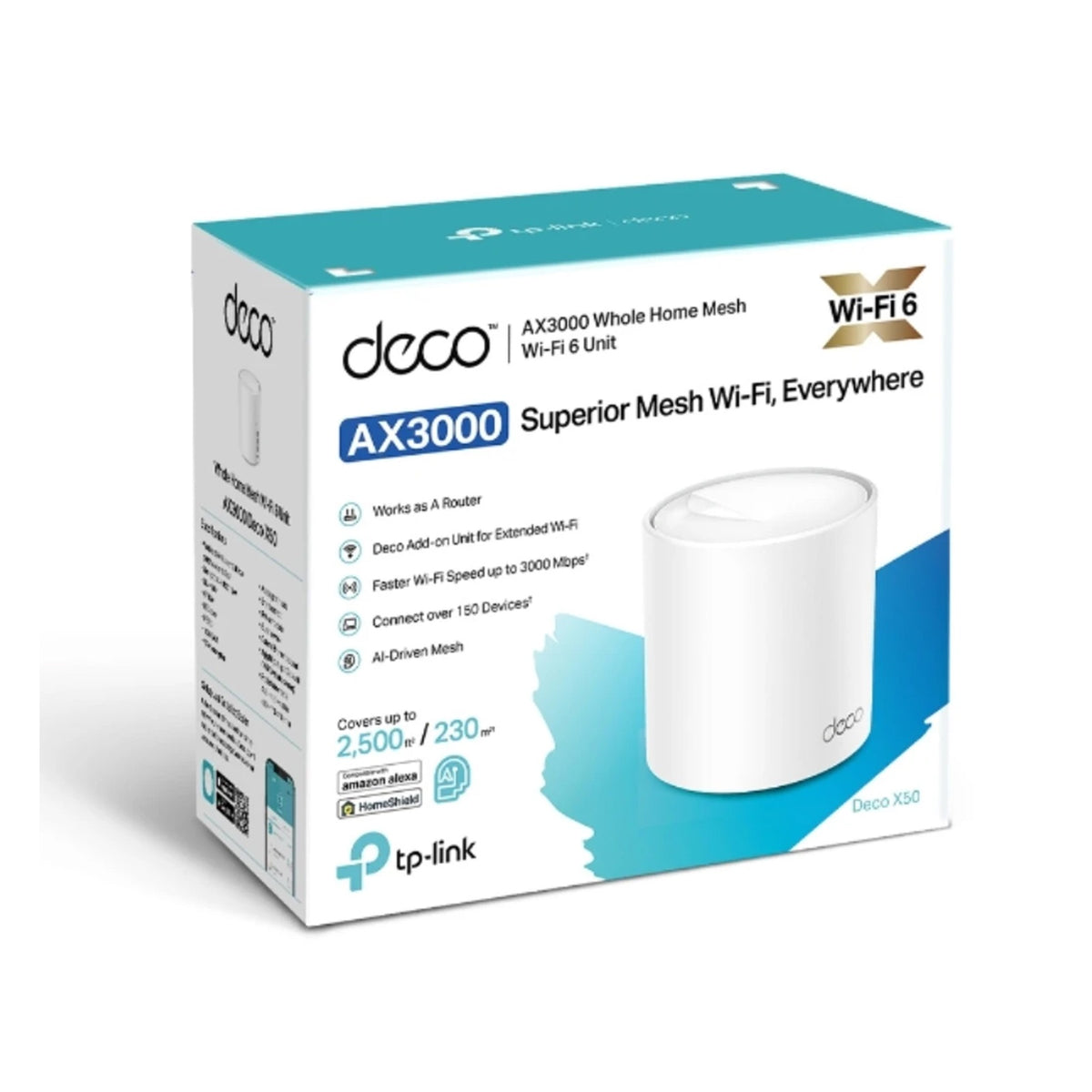 TP LINK AX3000 Whole Home Mesh Wi-Fi 6 System - (1-Pack)