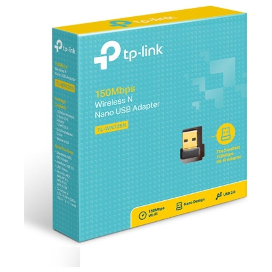 TP LINK WN725N WIRELESS N NANO USB ADAPTOR