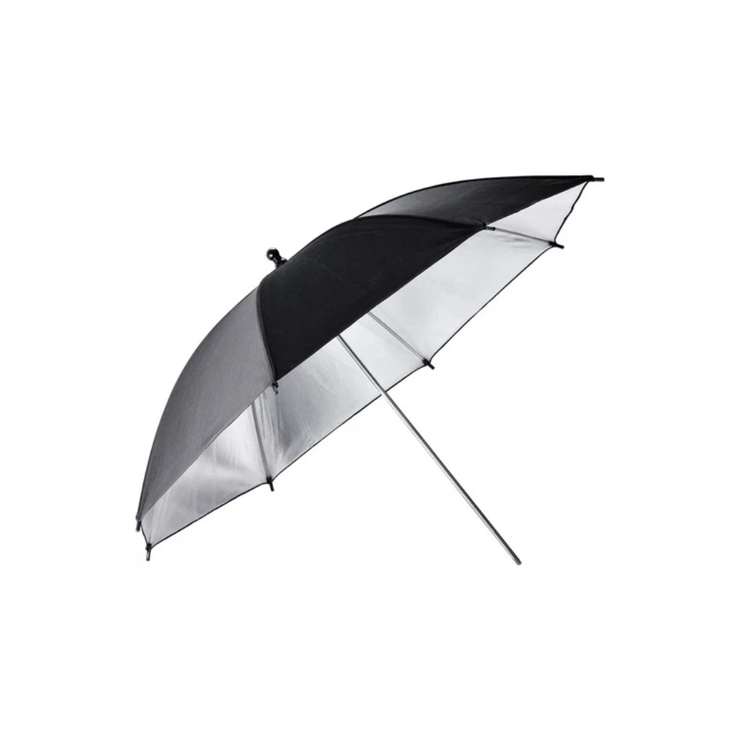 Black Silver Umbrella 33inch